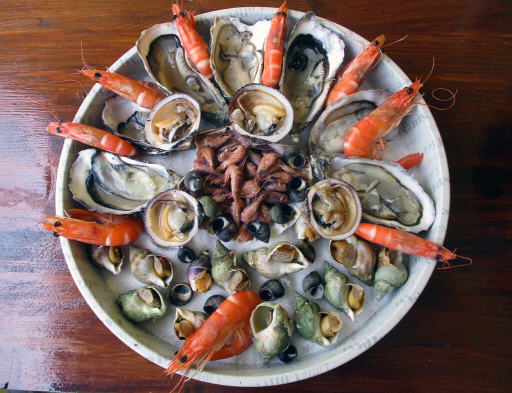 Plateau de fruits de mer Bretagne