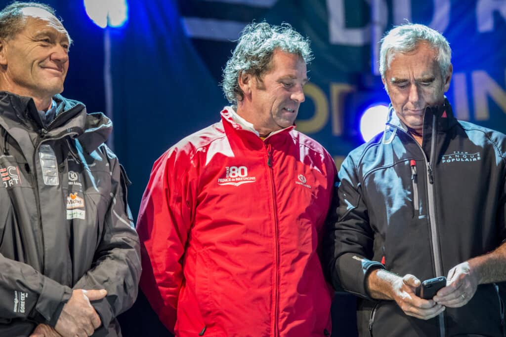 Francis Joyon, Lionel Lemonchois, Loick Peyron Route du Rhum