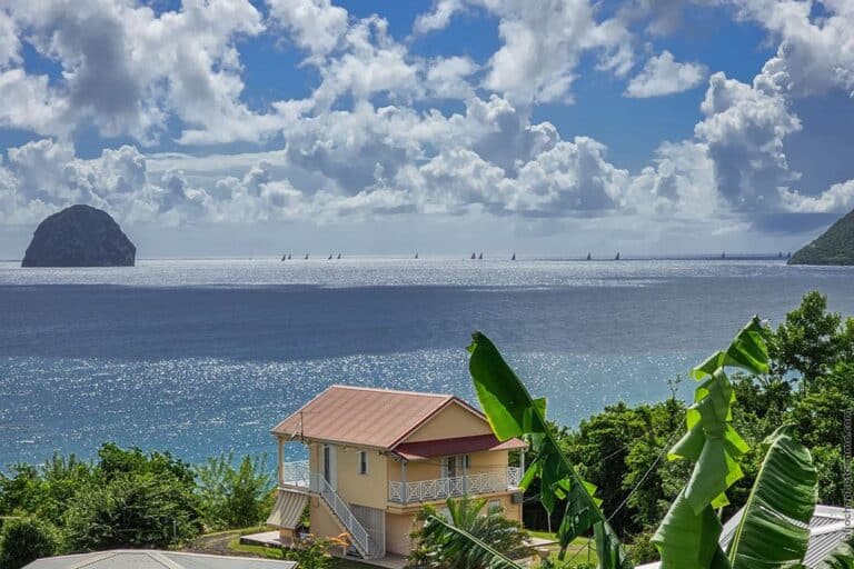 Vue sur plage du Diamant - Villa Black Stone